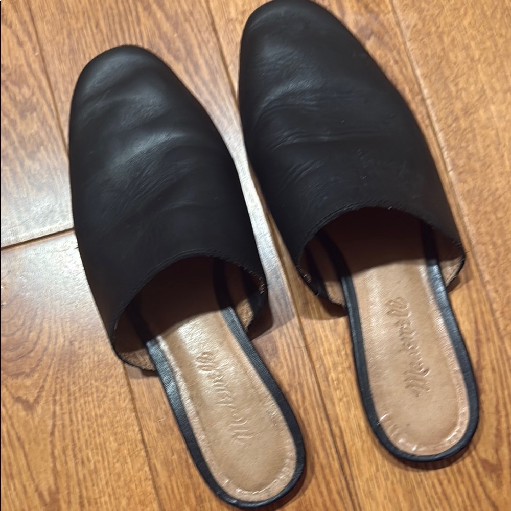 Women's Black Mules- Madewell